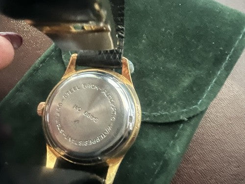 🔴 MONVIS orologio uomo automatico 35,5 mm Swiss Made vintage '60