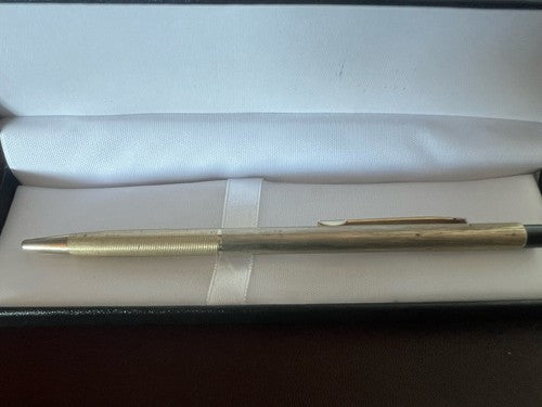 Pelikan Stylo-Plume Sphère Bouton Automatique Métal Doré Écrit Vintage 