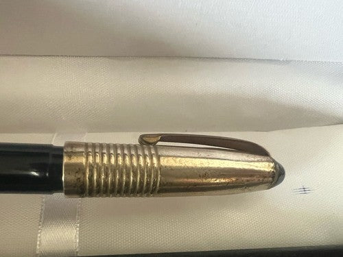 🔴 LIBERTY penna stilografica leva blu cappuccio metallo SCRIVE vintage 1930