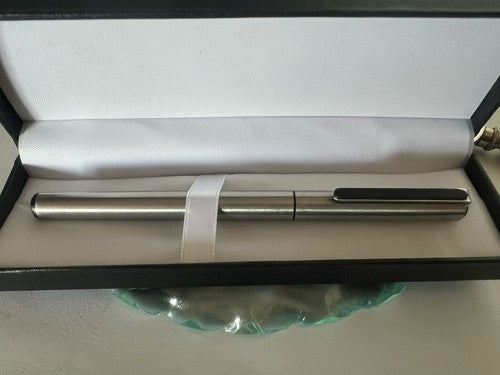 Pelikan Stylo-Plume Stylo à Plume Chrome Clip Noire A Cartouche Écrit Vintage