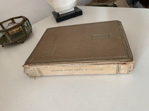 🔴 Libro I GRANDI SCRITTORI STRANIERI Arturo Farinelli marca da bollo 40 vintage