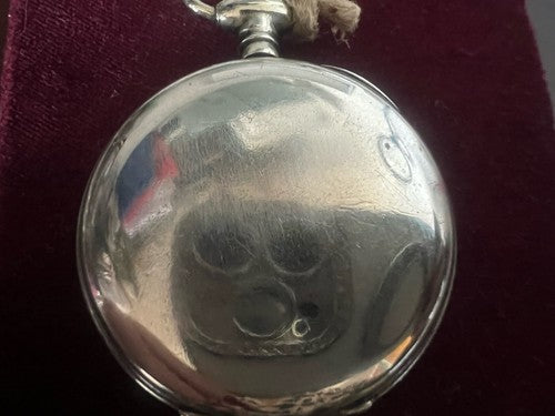 🔴 BEAOCURT pocket watch manual key curved vintage 4.4 cm 