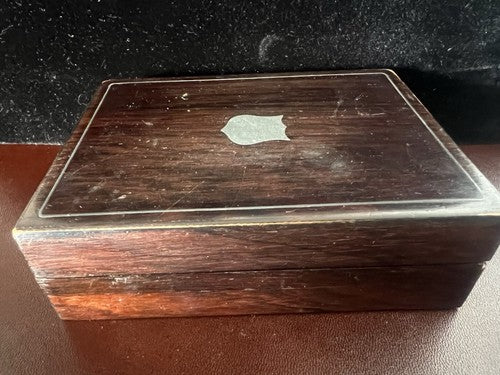 🔴 GINEVRA Taschenuhrenetui aus Holz im Vintage-Stil 