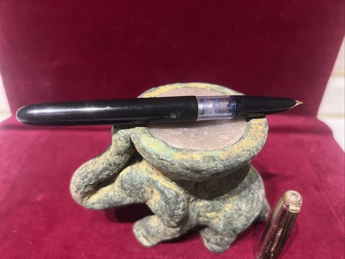 🔴 GIULIETTA fountain pen with internal piston, working, Italian vintage, 1970s 