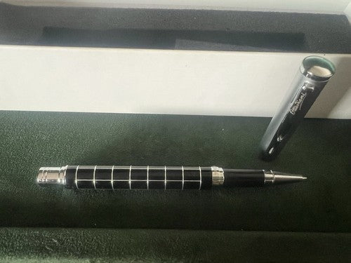 Ottaviani Stylo-Plume Sphère Roller Laque Chrome Trousse Et Garantie NOS