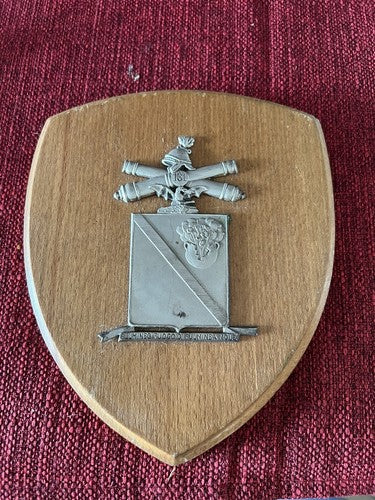 🔴 Crest 131 REGGIMENTO ARTIGLIERIA CORAZZATA ARIETE scudo legno metallo