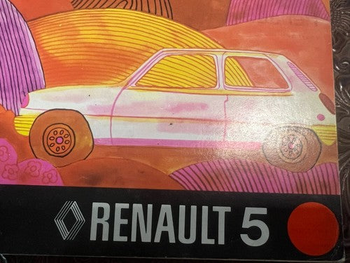 Renault 5 Anleitung Auto Verwendung Wartung Vintage Original Ausgabe Ital