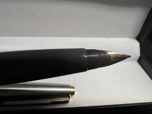Parker Pen Fountain Pen Grey Corpo Long Cartridge A Marking Vintage