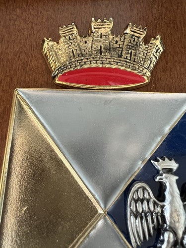 🔴 Crest militare ESERCITO ITALIANO autogruppo manovra Flaminia HADEMIA smalti