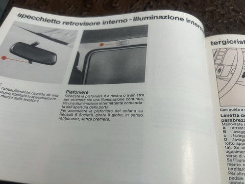 Renault 5 Booklet Car Use and Maintenance Vintage Original 2 Edition It