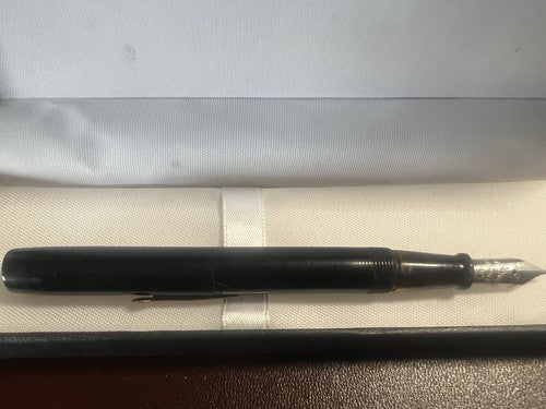 🔴 WALTHAM penna stilografica celluloide a leva SCRIVE vintage del 1930