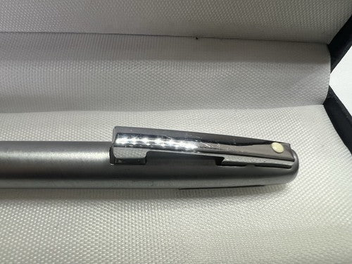 Sheaffer Stylo-Plume à Bille Satin Chrome Profils Poli Clip Automatique Rétro
