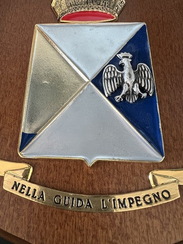 🔴 Crest militare ESERCITO ITALIANO autogruppo manovra Flaminia HADEMIA smalti