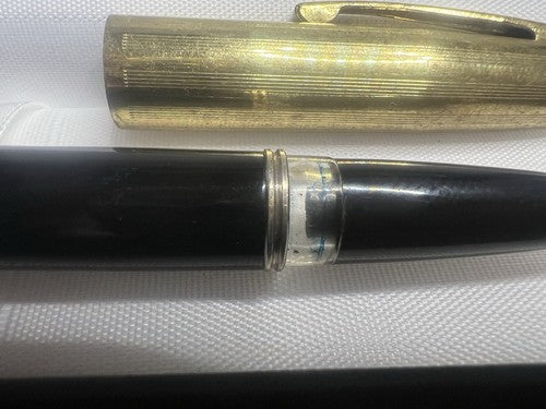 Toujours Stylo-Plume Stylo à Plume Piston Capuche Laminé or Écrit Vintage 
