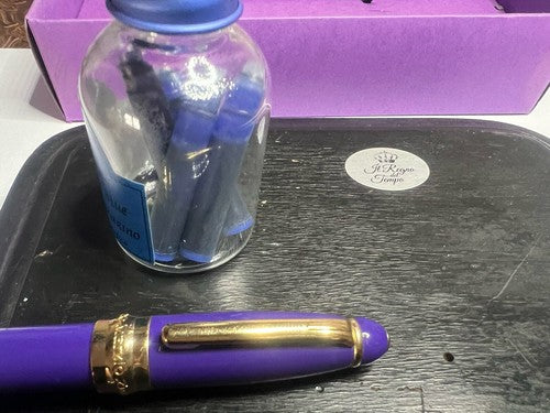 Campo Marzio Stylo-Plume Stylo à Plume Mini Laque Violet Iridium Point Écrit