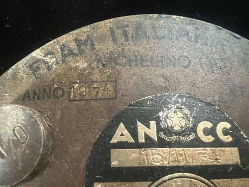 Plaques Ancc Fram Italienne Médailles Métal Armoiries Vintage Numérotés