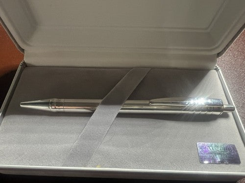 🔴 UNOARGENTO penna sfera ARGENTO 925 MASSICCIO a scatto scrive 2