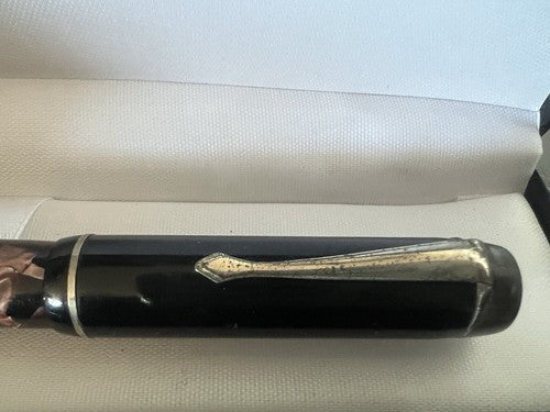 Mentmore Stylo-Plume Stylo à Plume Celluloid Diplôme à Bouton Écrit Vintage