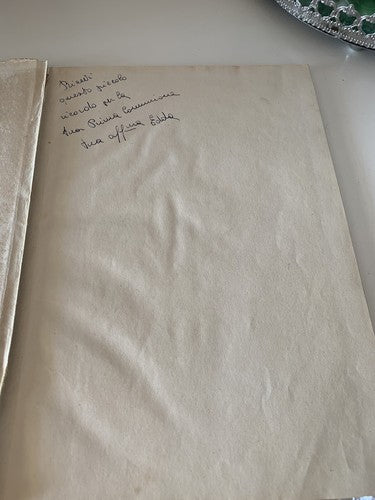 🔴 Book THE GIFT OF THE STORK Fausto Della Grazia Ancient Cenobio 1945 