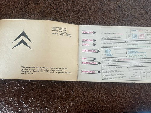 Citroen GS Broschüre Fahrzeugnutzung Wartung Limousine GX Ga Original Vintage 78 