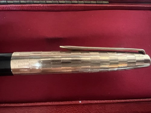 AURORA 9KT Gold Fountain Pen Magic Reserve GL Gold Nib F Warranty 