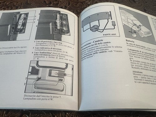 🔴 RENAULT Express Libretto auto uso e manutenzione italiano ORIGINALE vintage