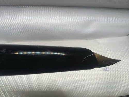 🔴 PELIKAN Mk10 penna stilografica pennino ORO pistone scrive cappuccio lesione