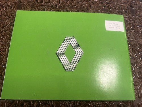 RENAULT 11 Vintage Gebrauchs- und Wartungshandbuch ORIGINAL Italienisch 