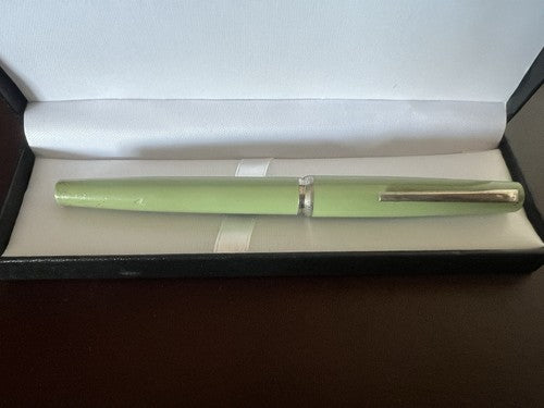 Omas Pen Fountain Pen DS Green Cartridge Pen Iridium Marking Vintage 1970 