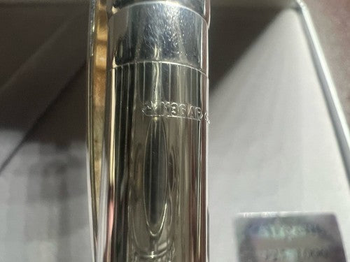 🔴 UNOARGENTO penna sfera ARGENTO 925 MASSICCIO a scatto scrive 2