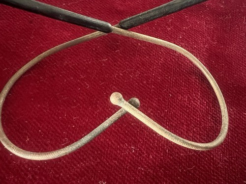 🔴 Montatura OCCHIALI ANTICHI di metallo ultra leggeri Charlie Chaplin 1800 n.1