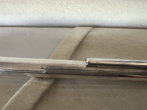 🔴 SETTELAGHI Kugelschreiber aus massivem 925er Silber, robustes Design, hohes Gewicht, 1 