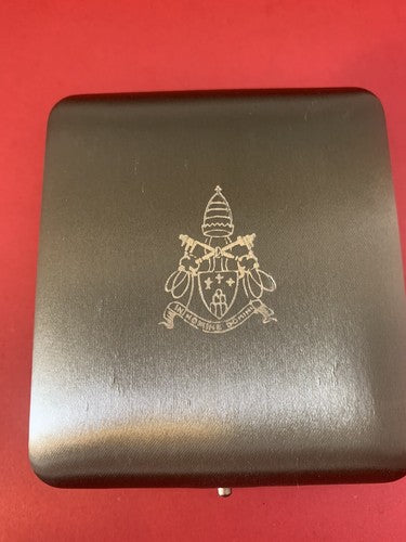 🔴 VATICANO medaglia ARGENTO 800 Papa PAOLO VI ANNO XIII fior di conio FDC