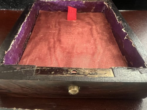 🔴 GINEVRA box scatola orologio tasca cofanetto astuccio legno vintage