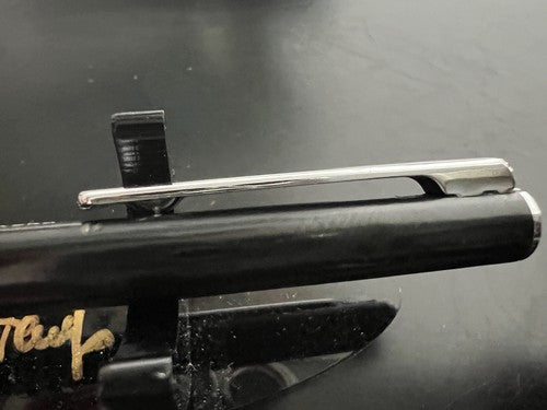 Aurora Stylo-Plume Sphère Marco Polo Laque Noire Italie Drapeau Écrit 