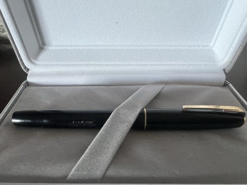 🔴 WATERMAN'S penna stilografica Ideal 402 leva pennino ORO antica SCRIVE