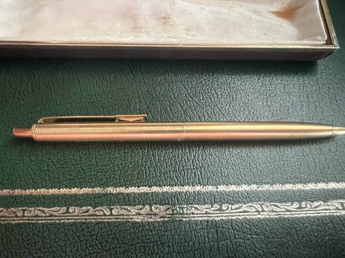 Papermate Pen Sphere Gold Marking with Box Trayvou Pubblicitaria Vintage