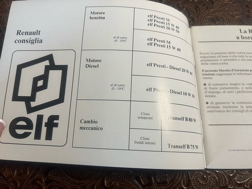 🔴 RENAULT Express Libretto auto uso e manutenzione italiano ORIGINALE vintage
