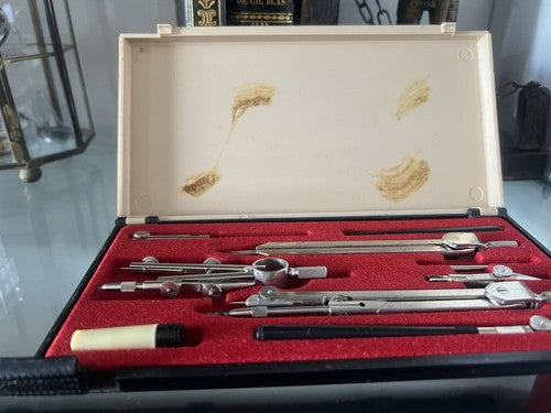 Atlas Compasses Design Technical Case Set Sg 43 Vintage