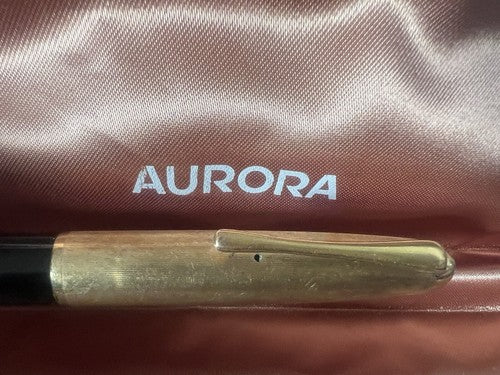 Aurora Stylo-Plume Stylo à Plume 88 Piston Stylo Plume Or 14 KT Vintage 155462