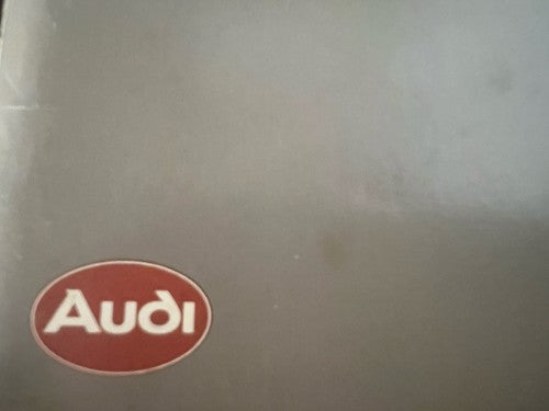 AUDI 80 Booklet Car Use Maintenance Italian Original Vintage 