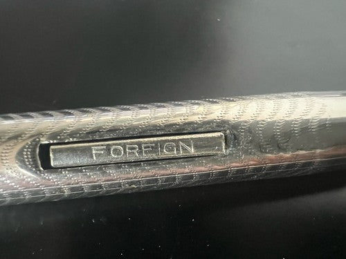 Étrangères Stylo-Plume Stylo à Plume Chrome Ciselé à Levier Vintage Du 1930