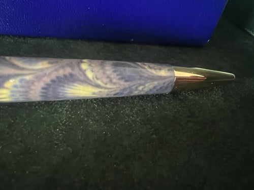Waterman Pen Sphere Reflex Light Blue With Trimming Gold Marking Vintage