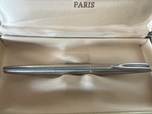 🔴 WATERMAN CF penna stilografica pennino ORO 18 KT punte divaricate scrive