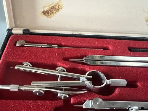 Atlas Compasses Design Technical Case Set Sg 43 Vintage