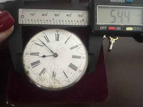PG DENIER Montre Poche Homme Remontage Manuel 8 sur Hydraulique A Keys Marche