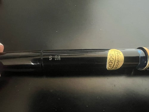 Kaweco Stylo-Plume Stylo à Plume 500F Noire Piston Hublot Bleu Vintage 1970