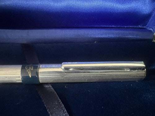 Aurora Stylo-Plume Stylo à Plume Marco Polo Argent 925 Massif F Mess