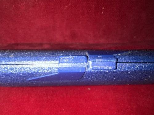 Tulxis Herren-Uhrenbox, blau, Vintage 