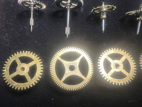 Roue Horloge Vitesse Mouvement Cassette Pendule Table Lot 21 Pièces